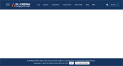 Desktop Screenshot of bluenergygroup.it